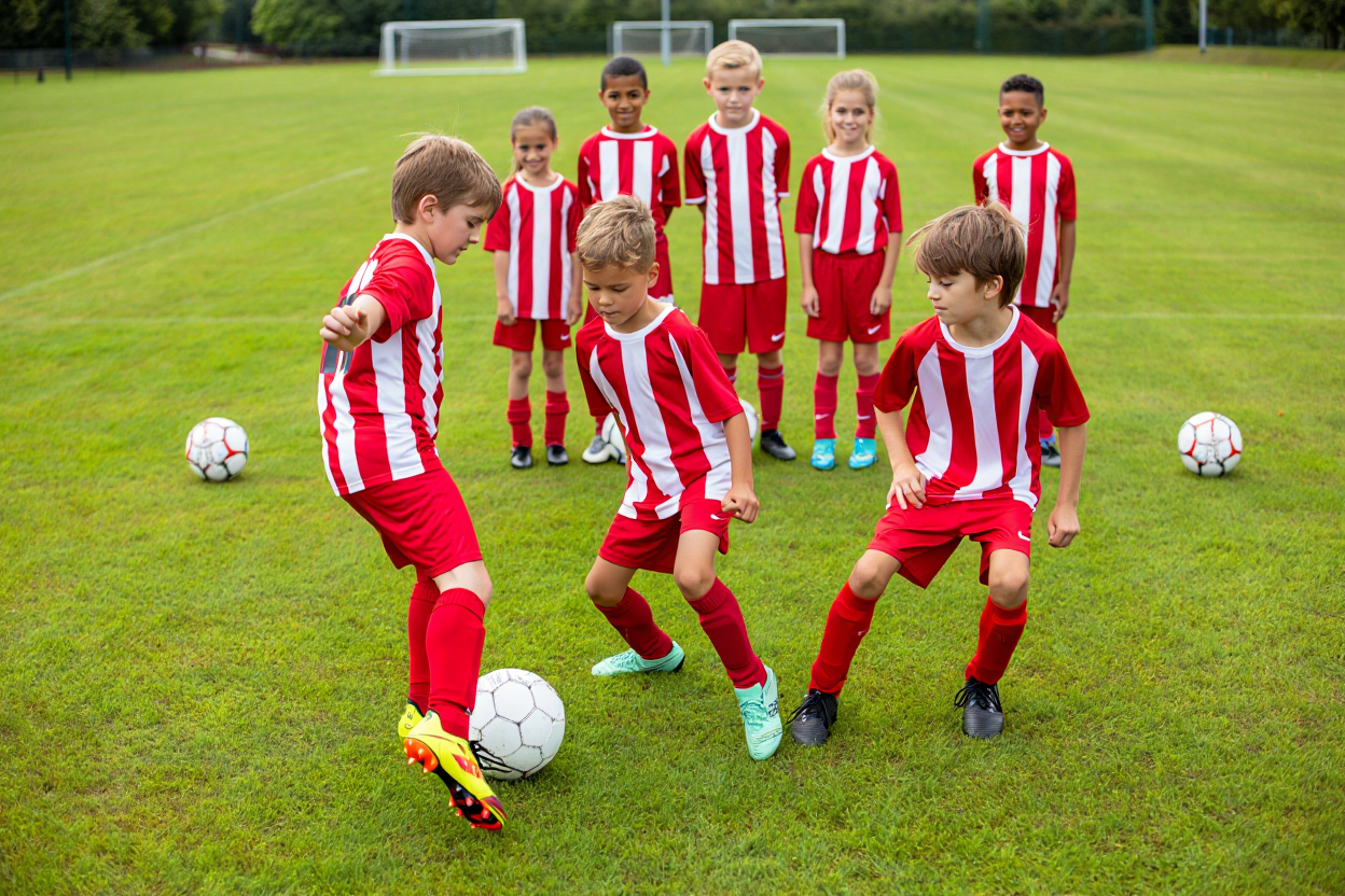 Players during a training session